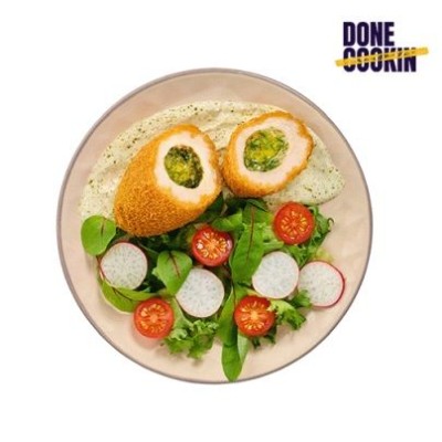 Frozen fried Kiev cutlets, DONE COOKIN, 30 units x 145 g, 4,36 kg